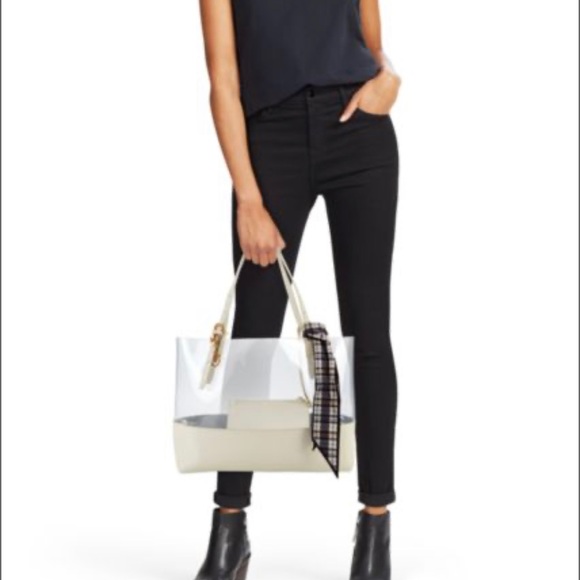 ZAC Zac Posen Open-Top Leather & PVC Tote - Picture 3 of 5